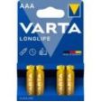 Varta Longlife AAA 4 Pack