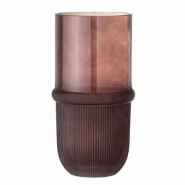 Belise Vase H25 cm glas brun