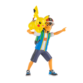 Pokemon - Battle Feature Figur - Ash & Pikachu W10