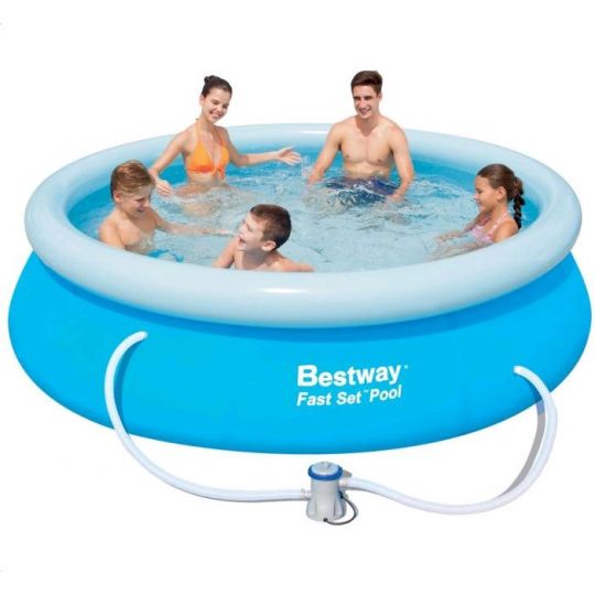 Bestway – Fast Set Pool 305x76cm med pumpe - 3638 Liter