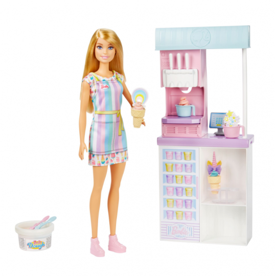 Barbie - Isforhandler Legesæt HCN46