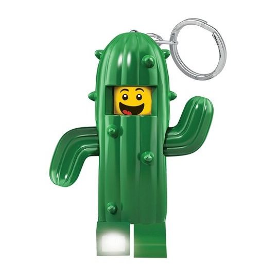 LEGO - Nøglering m/LED - Kaktus Dreng
