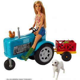 Barbie - Sweet Orchard Farm Traktor GFF49