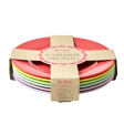 Rice - Melamine Round Side Plates 6 Pcs - YIPPIE YIPPIE YEAH Colors
