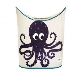 3 Sprouts - Laundry Hamper - Purple Octopus