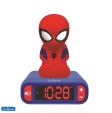 Lexibook - Vækkeur med Natlampe 3D Spider-Man og Lydeffekter