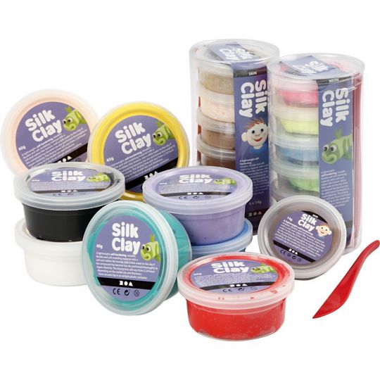 Silk Clay - Assorterede Farver - 22 ds.