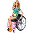Barbie - Dukke i KØrerstol med TilbehØr