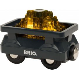 BRIO - Guld Vogn med Lys 33896