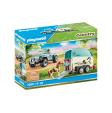 Playmobil - Bil med pony trailer 70511