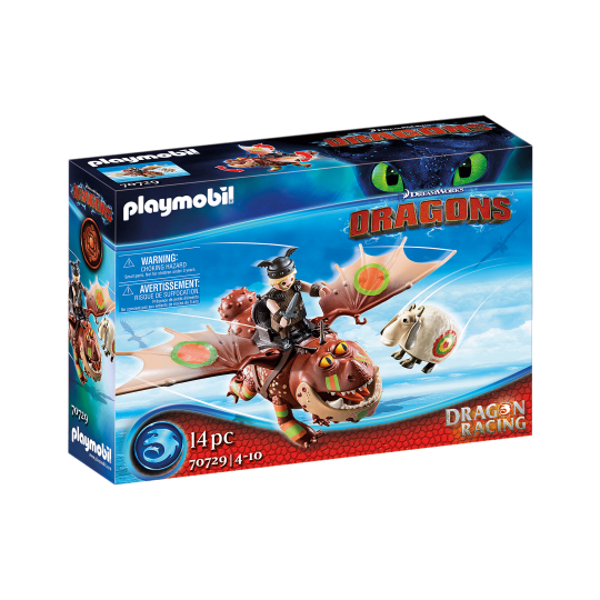 Playmobil - Dragon Racing Fiskeben og Fedknold 70729