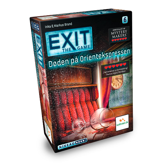 EXIT 6 DØden PÅ Orientekspressen - Escape Room Spil Dansk