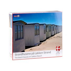 Denmark Puslespil - Strandhusene pÅ LØkken strand 1000 pcs.