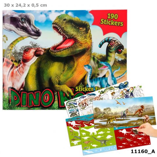 Create Your - Dino Stickerworld Klistermærkebog