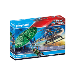 Playmobil - Politihelikopter- Faldskskærms-forfølgelse 70569