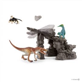Schleich - Dinosaurussæt med hule 41461