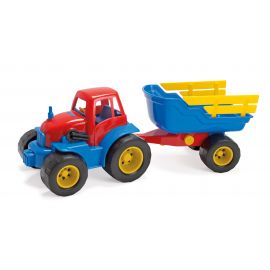 Dantoy - Traktor med Hænger, 42 cm