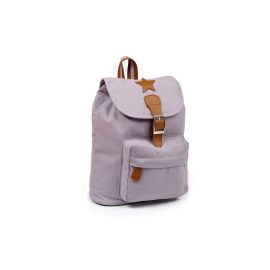 Smallstuff - Baggy Back Pack Leather Star - Rose Lavender