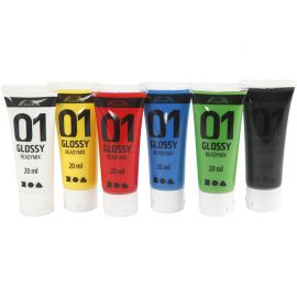 A-Color - Akrylmaling - Glossy 6 x 20 ml