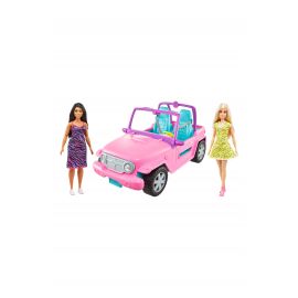 Barbie - Bil og 2 Dukker GVK02