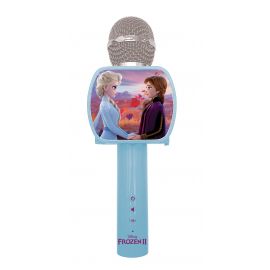 Lexibook - Disney Frost trådløs karaoke-mikrofon med indbygget Bluetooth-højttaler