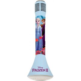 Lexibook - Disney Frost Trådløs Karaoke Mikrofon med Bluetooth® højtaler, lys og stemmeeffekter