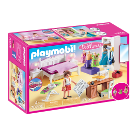 Playmobil- SovevÆrelse med syhjØrne 70208