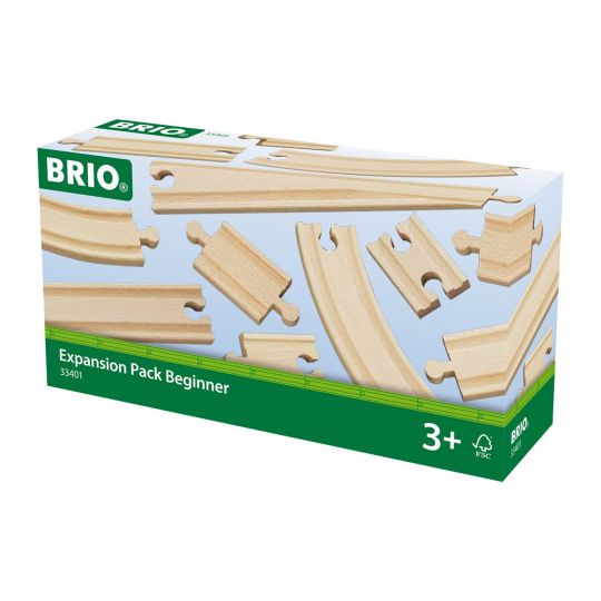BRIO - Skinnesæt 11 dele 33401