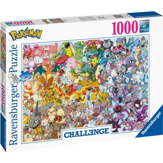 Ravensburger - Puslespil 1000 - Challenge - Pokémon