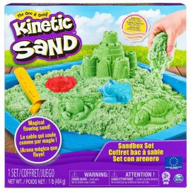 Kinetic Sand - Box Sæt - Grøn
