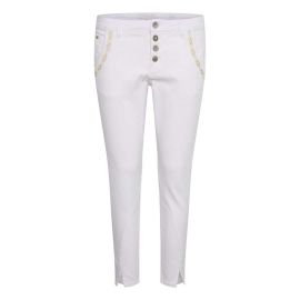 CREAM CRHOLLY JEANS - BAIILY FIT 7/8 SNOW WHITE
