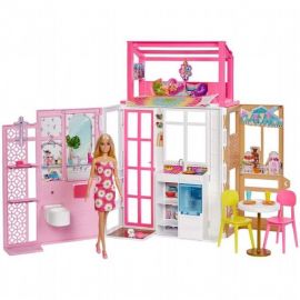 Barbie - Hus m. Dukke HCD48