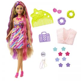 Barbie - Totally Hair - Dukke med Blomstertema
