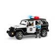 Bruder - Jeep Wrangler Rubicon Politibil med politimand BR2526