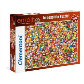 Clementoni - Impossible Puslespil 1000 brk - Emoji