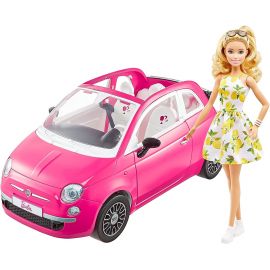 Barbie - Fiat 500 Convertible med Barbie GXR57