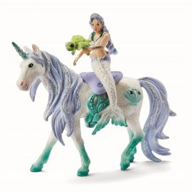 Schleich - Bayala - Mermaid riding on sea unicorn 42509