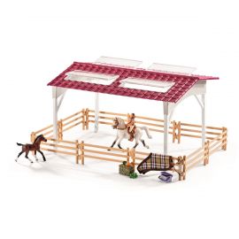 Schleich - Horse Club - Riding centre with rider and horses 42344