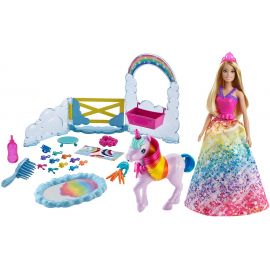 Barbie - Rainbow Potty Enhjørning Legesæt GTG01