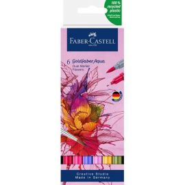 Faber-Castell - Goldfaber Aqua Dual Marker Flowers 6 stk