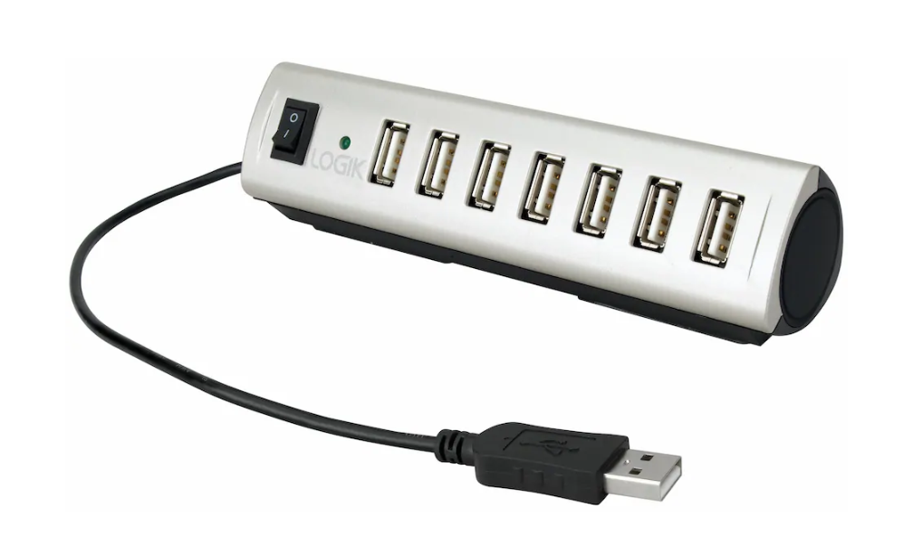 7-port USB 2.0 hub |
