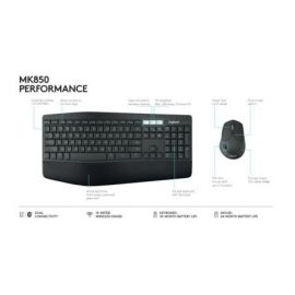 Logitech MK850 trådløs tastatur og mus