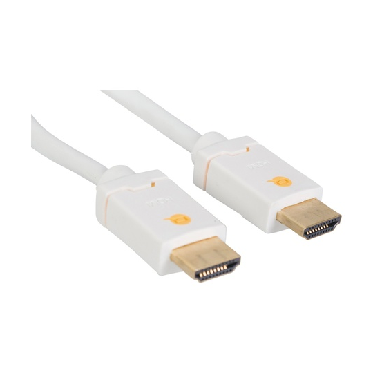 Apparatet Dynamics fond Qnect High Speed HDMI Kabel m/Ethernet, 1m, hvid | 481568