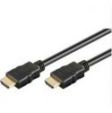 Goobay HDMI kabel 1m Guld Ethernet sort