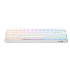 NOS C-450 Mini PRO RGB-tastatur Hvid