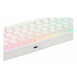NOS C-450 Mini PRO RGB-tastatur Hvid