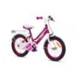Børnecykel 16" pink/hvid Sweety