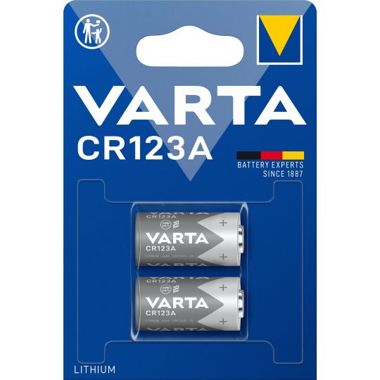 Varta CR123A Lithium 2 Pack