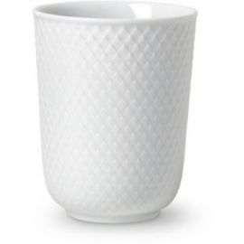 Rhombe Krus 33 cl hvid porcelæn