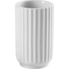Lyngby Vase H8,5 hvid porcelæn